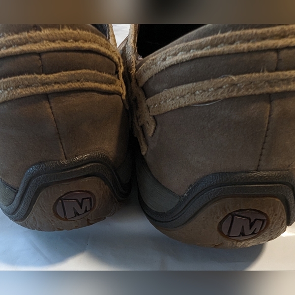 Merril Brown Leather Flats, Size 7.5 - Picture 5 of 7